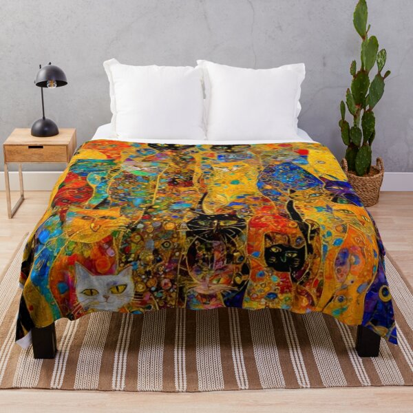 Item preview, Abstract Cats Floral Art designed and sold by TheDarkWardrobe.