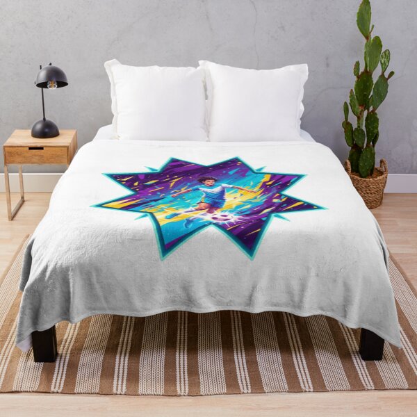 Item preview, Neon Football Hero - Dynamic Soccer Action Art designed and sold by t-shirt studio.