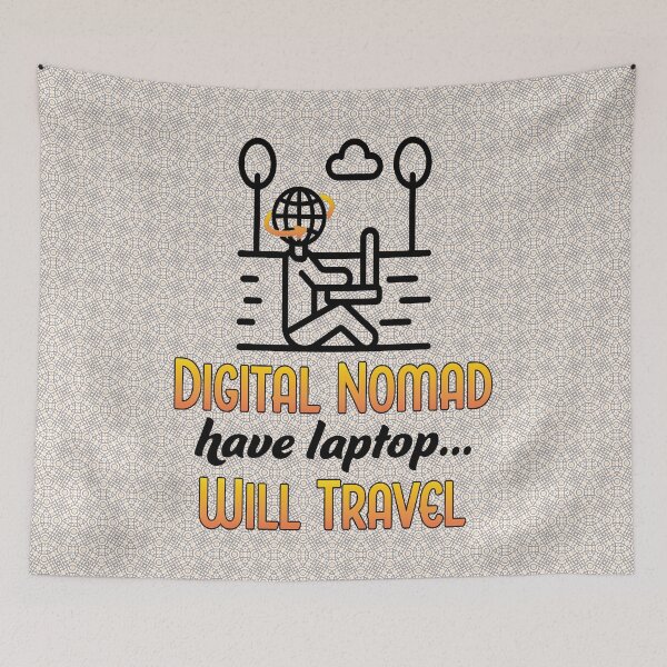 Item preview, Digital Nomad. designed and sold by UltraQuirky.