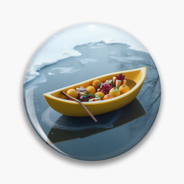 Item preview, AI Winter Fruit Boat designed and sold by InnaCreates.