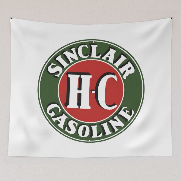 Item preview, Vintage Sinclair H-C Gasoline Porcelain Sign Logo designed and sold by CharlieDesings.