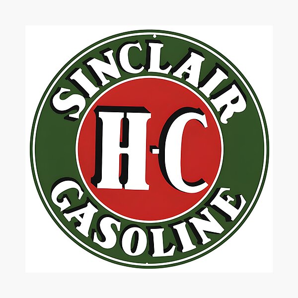 Artikelvorschau, Vintage Sinclair H-C Benzin-Porzellanschild-Logo entworfen und verkauft von CharlieDesings.