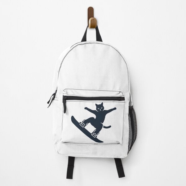Item preview, Minimalist Cat Snowboarding Icon Design designed and sold by Uglyandcute.