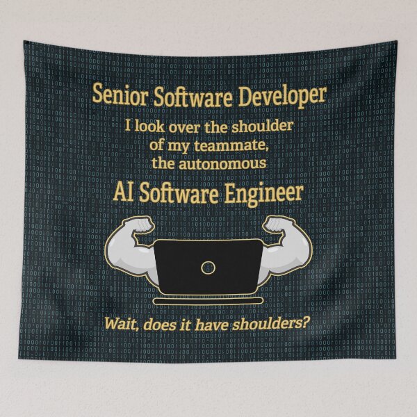 Item preview, AI Software Engineer. designed and sold by UltraQuirky.