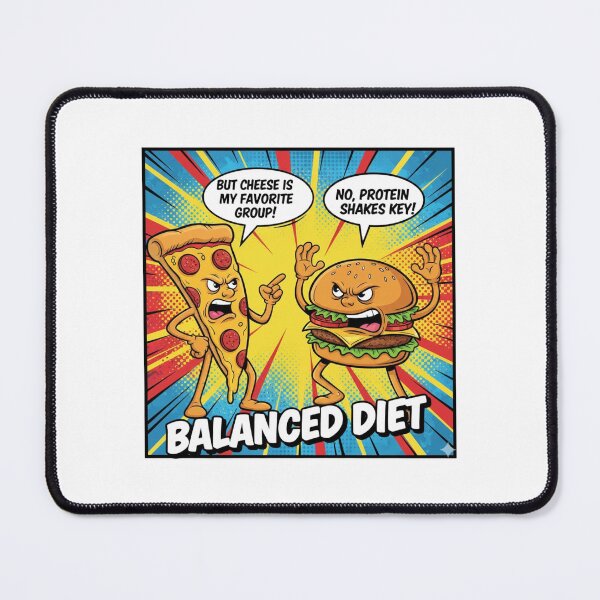 Item preview, Balance Diet food lovers gift items designed and sold by Shinningcreativeart.