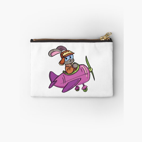 Item preview, Carrot Pilot - Funny Gray Rabbit designed and sold by BumbleBites.