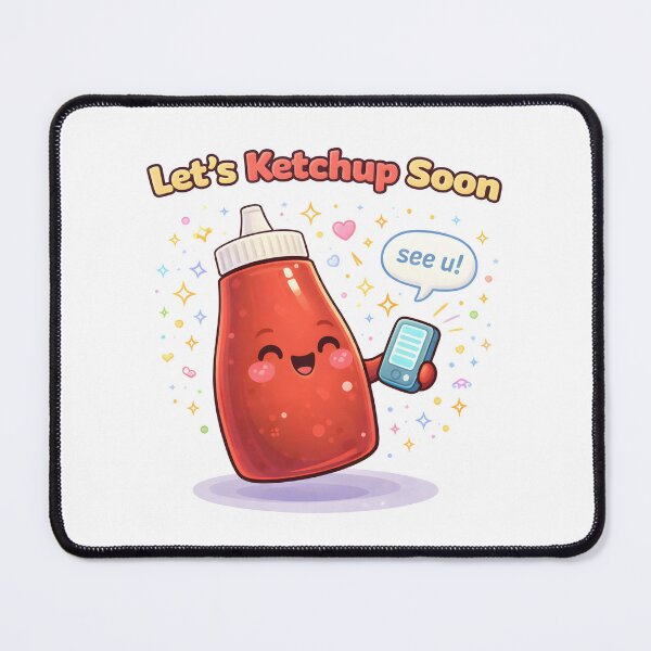 Item preview, Let’s Ketchup Soon! designed and sold by DumpsterSage.