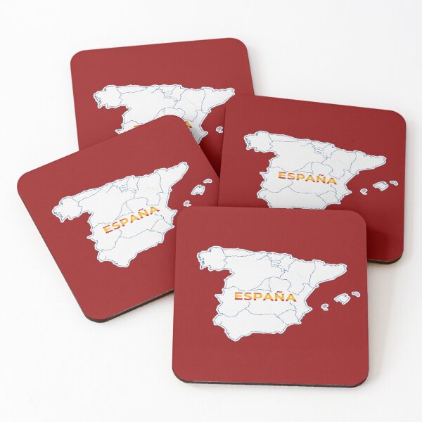 Item preview,  Minimal SPAIN Map Outline Sticker |Country Shape with with name designed and sold by Soft Strength Studio.