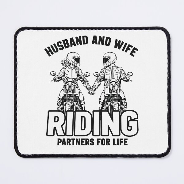 Item preview, Soulmates on Two Wheels- motorcycle couple design designed and sold by TwoWheels-shop.