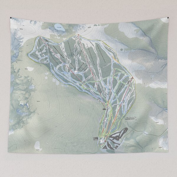 Item preview, Ski Santa Fe Resort Trail Map designed and sold by Mapsynergy.