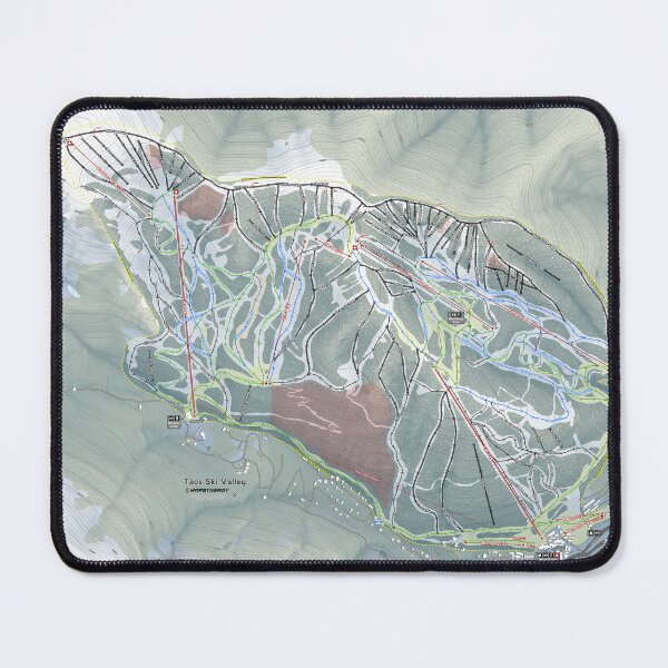 Artikelvorschau, Taos Ski Valley Resort Wanderwegkarte entworfen und verkauft von Mapsynergy.