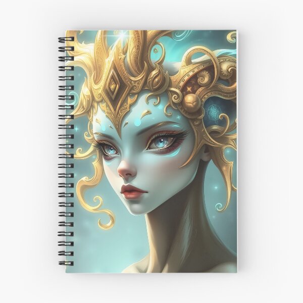 Item preview, Radiant Ethereal Deity in Ornate Golden Sun Crown designed and sold by ArtMorphStudio.