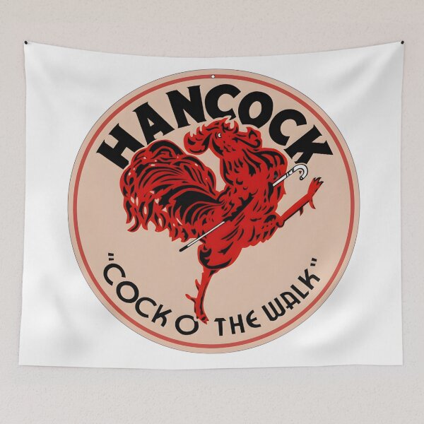 Item preview, Vintage Hancock Gasoline "Cock o' the Walk" Rooster Logo designed and sold by CharlieDesings.