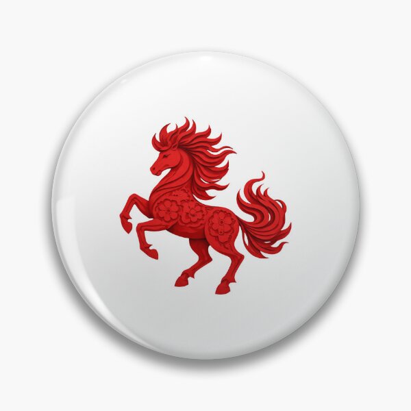 Item preview, Lunar New Year Fire Horse Papercut designed and sold by Vendeloc.