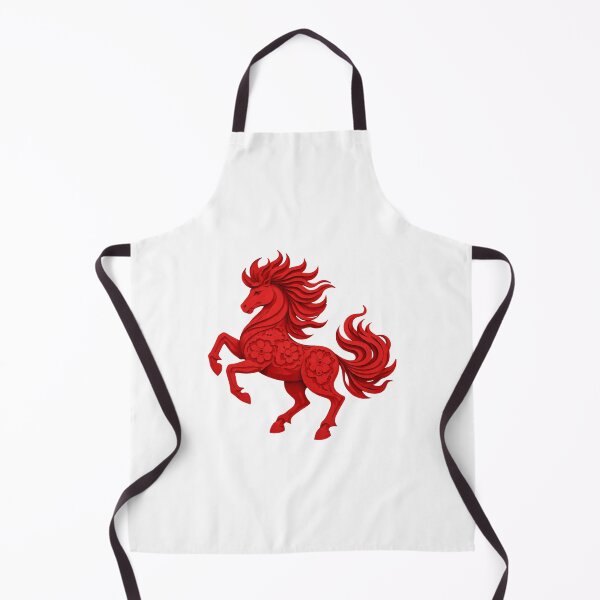 Item preview, Lunar New Year Fire Horse Papercut designed and sold by Vendeloc.