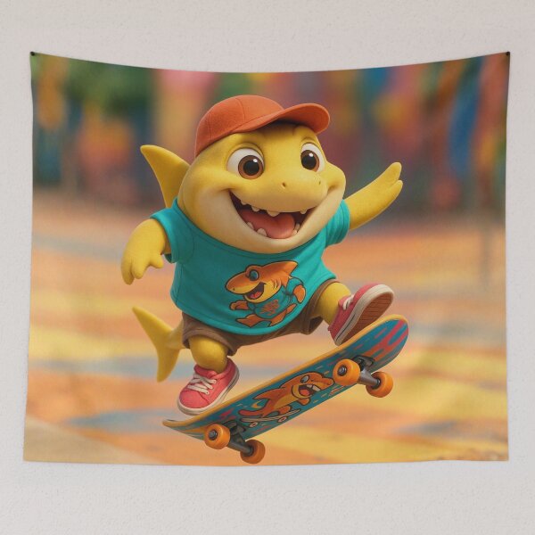 Item preview, Skater Lemon Shark designed and sold by Sillytoe.