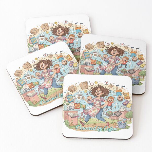 Item preview, Powered by Coffee designed and sold by Misty Brook Designs.