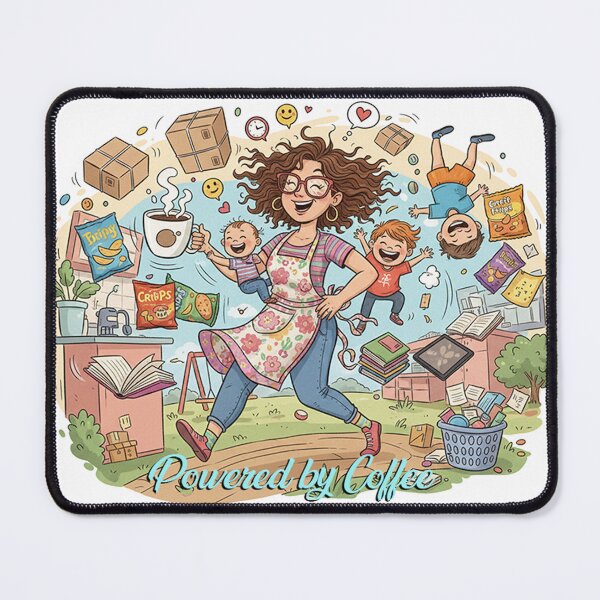 Item preview, Powered by Coffee designed and sold by Misty Brook Designs.
