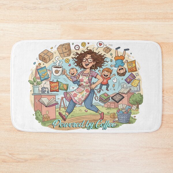 Item preview, Powered by Coffee designed and sold by Misty Brook Designs.
