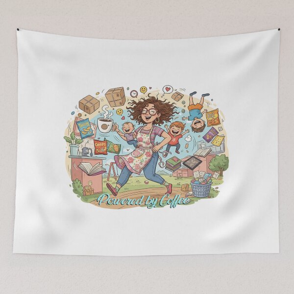 Item preview, Powered by Coffee designed and sold by Misty Brook Designs.