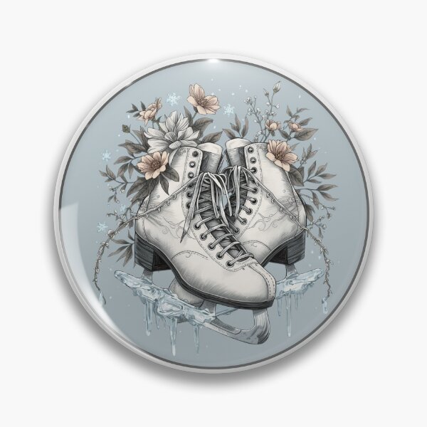 Item preview, Winter Sports Games Figure Skates Ice Dancing Sticker designed and sold by colorleafz.