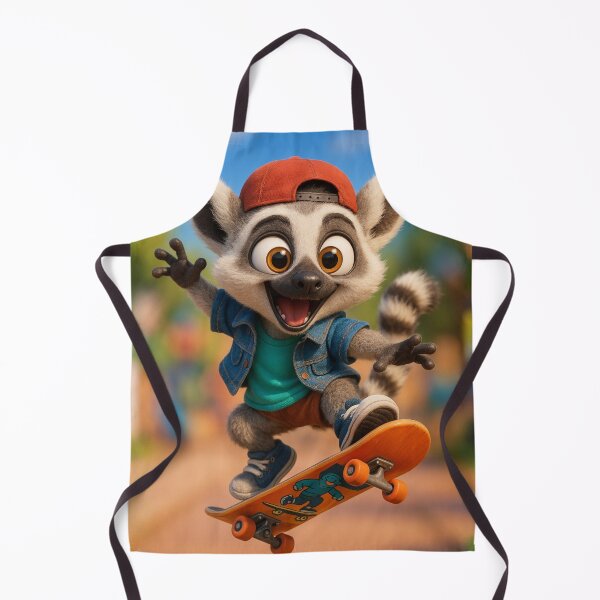 Item preview, Skater Lemur designed and sold by Sillytoe.