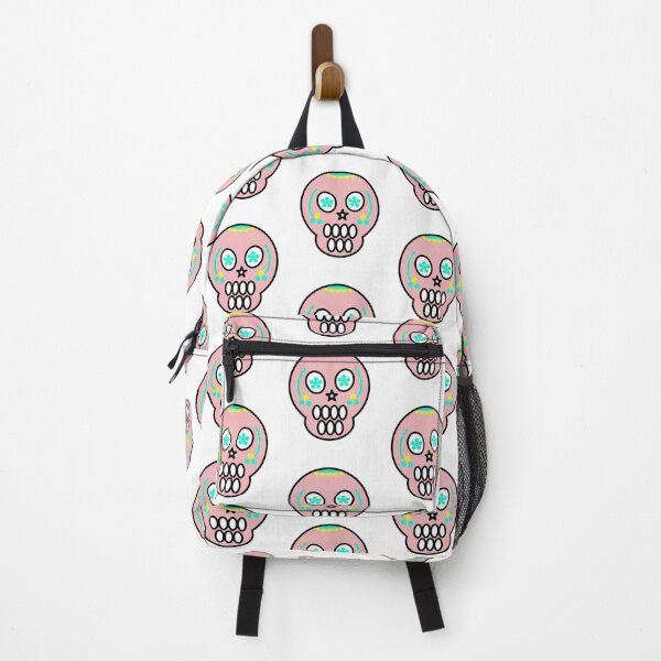 Item preview, Cute Pastel Sugar Skull with Neon Details designed and sold by Horrify.