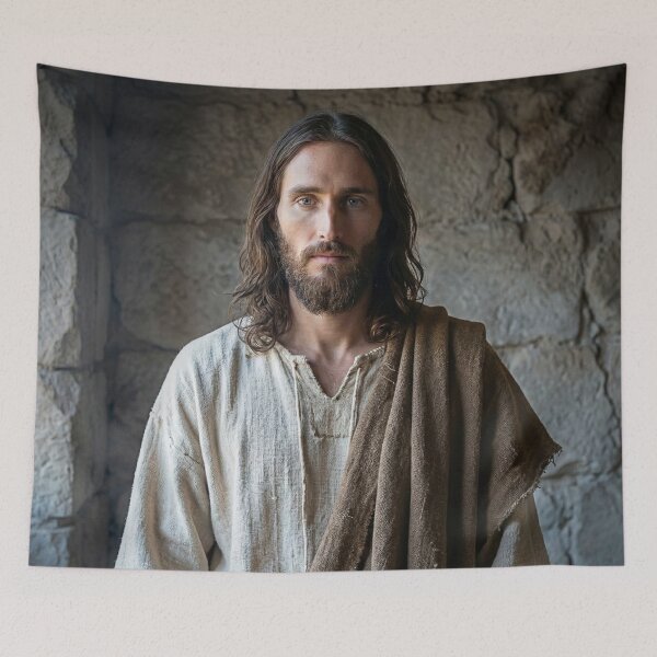 Item preview, Holy Face of Jesus: AI Reconstruction Based on the Shroud of Turin designed and sold by grmnts by KCC.