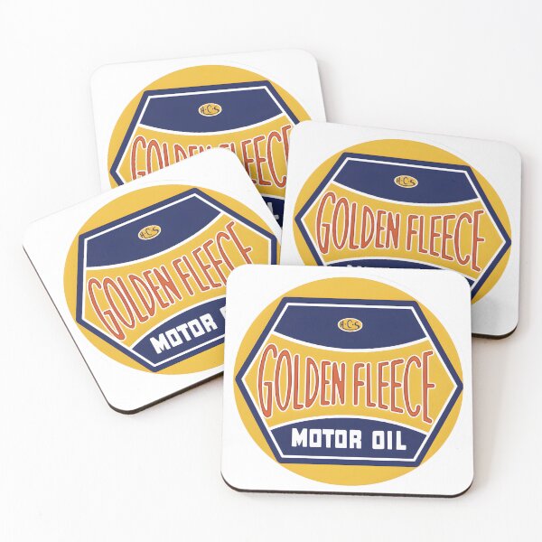 Item preview, Vintage Golden Fleece Motor Oil Retro Sign Logo designed and sold by CharlieDesings.