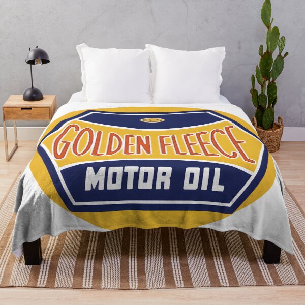 Item preview, Vintage Golden Fleece Motor Oil Retro Sign Logo designed and sold by CharlieDesings.