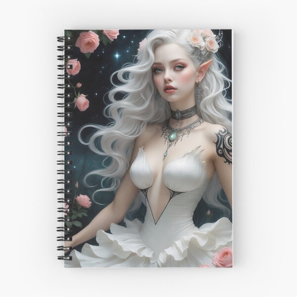 Item preview,  Fantasy Elegance: Elf with Roses designed and sold by ArtMorphStudio.