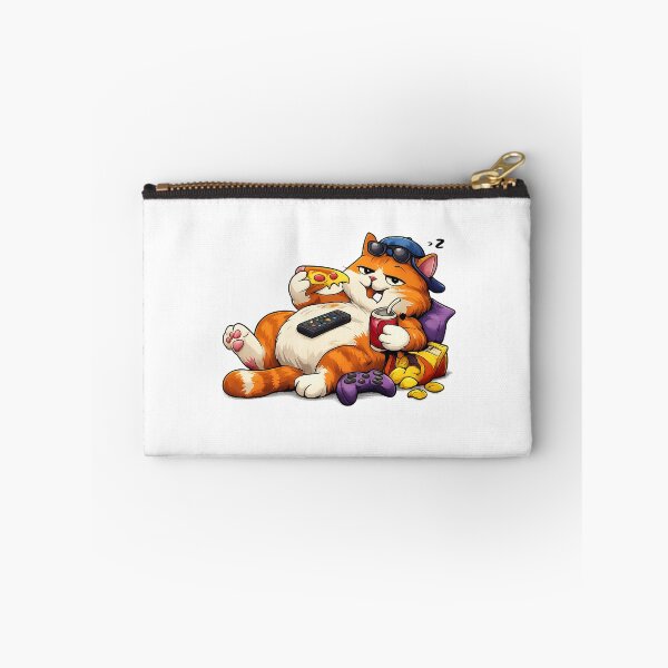 Item preview, Too Lazy To Meow – Funny Cat Sticker designed and sold by hafidoox.
