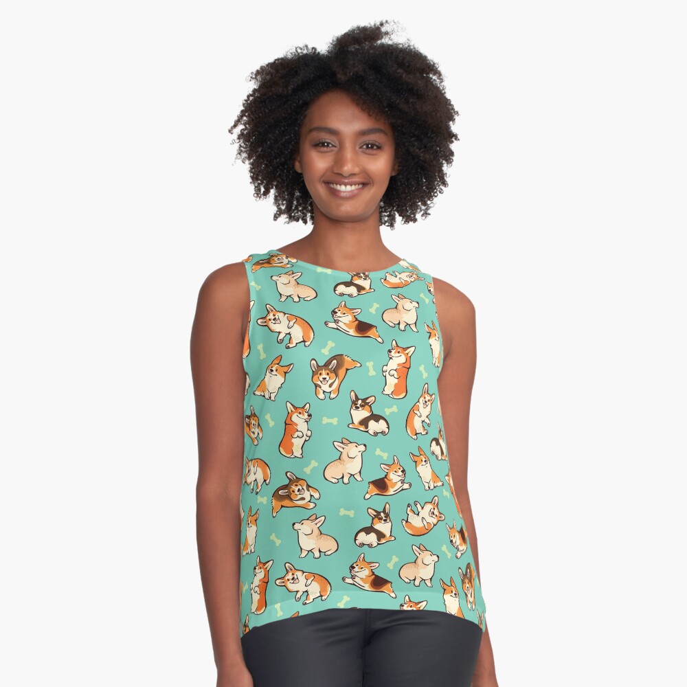 Item preview, Sleeveless Top designed and sold by Colordrilos.