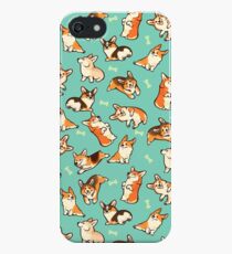 Jolly corgis in green iPhone SE/5s/5 Case