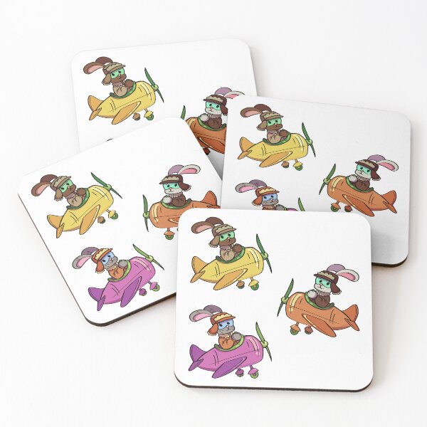 Item preview, Carrot Pilots - Funny Rabbits designed and sold by BumbleBites.