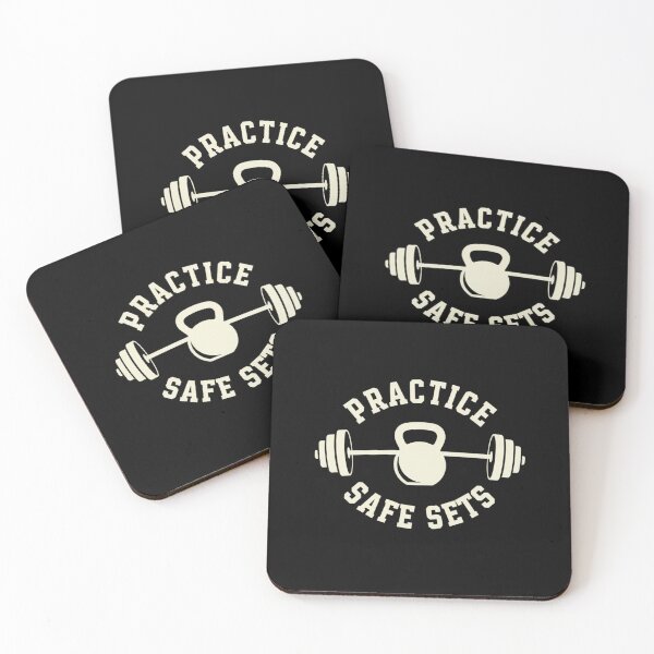 Item preview, Practice Safe Sets Gym Fitness Motivation Workout designed and sold by NaniLoom.