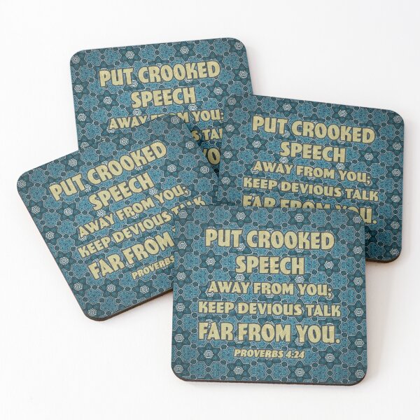 Item preview, Crooked Speech. Proverbs 4:24. designed and sold by UltraQuirky.
