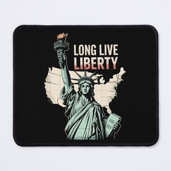 Item preview, Long Live Liberty - Statue of Liberty USA Map Vintage designed and sold by DarylWelsh2024.