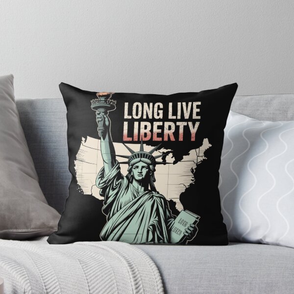 Item preview, Long Live Liberty - Statue of Liberty USA Map Vintage designed and sold by DarylWelsh2024.