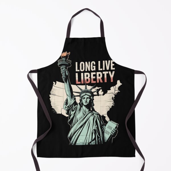 Item preview, Long Live Liberty - Statue of Liberty USA Map Vintage designed and sold by DarylWelsh2024.