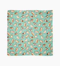 Jolly corgis in green Scarf