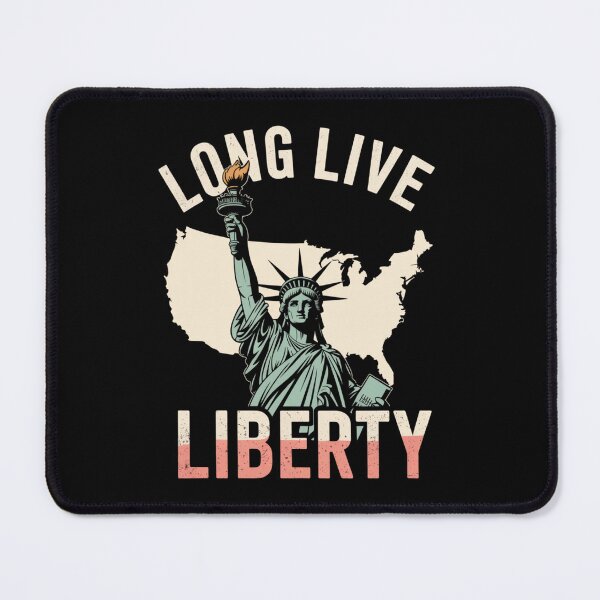 Item preview, Long Live Liberty - Statue of Liberty USA Vintage Patriotic designed and sold by DarylWelsh2024.