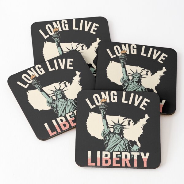 Item preview, Long Live Liberty - Statue of Liberty USA Vintage Patriotic designed and sold by DarylWelsh2024.