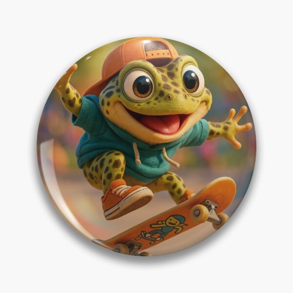 Item preview, Skater Leopard Frog designed and sold by Sillytoe.