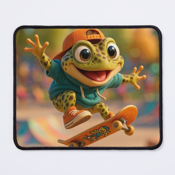 Item preview, Skater Leopard Frog designed and sold by Sillytoe.