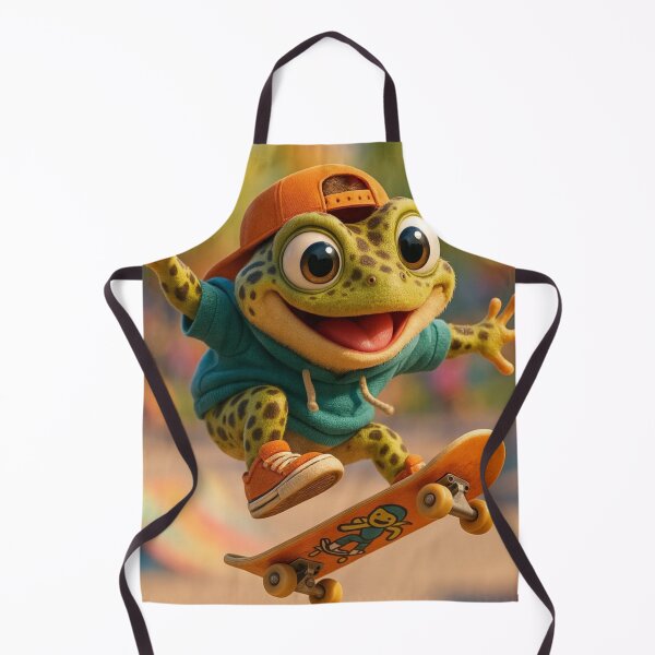 Item preview, Skater Leopard Frog designed and sold by Sillytoe.
