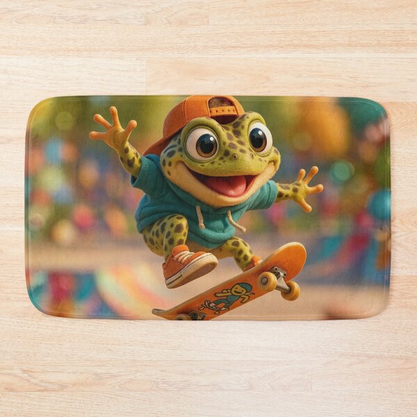 Item preview, Skater Leopard Frog designed and sold by Sillytoe.