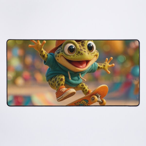 Item preview, Skater Leopard Frog designed and sold by Sillytoe.