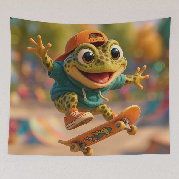 Item preview, Skater Leopard Frog designed and sold by Sillytoe.