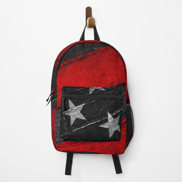 Item preview, American Rustic Red and Black Flag Distressed Wood Patriotic Design designed and sold by BestDetailer.